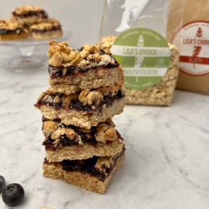 Oatmeal Blueberry Slice