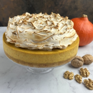 Pumpkin Cheesecake with Meringue