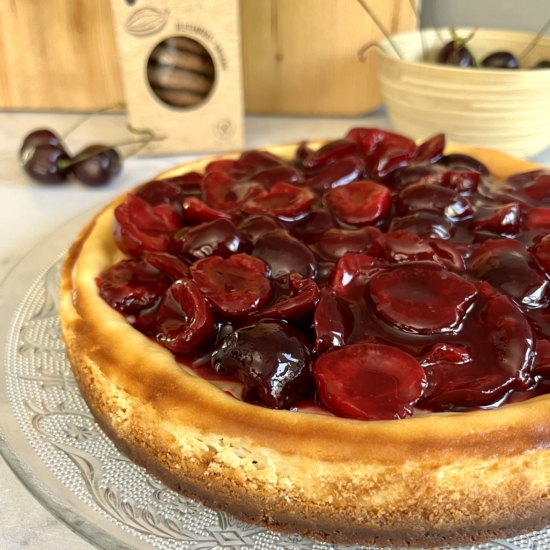 Cherry cheesecake