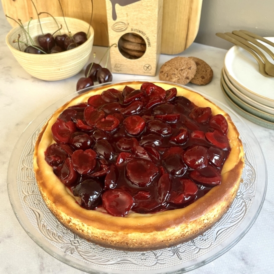 Cherry cheesecake