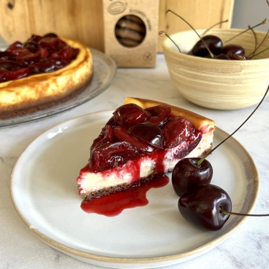 Cherry cheesecake